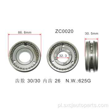 Dostosowywany synchronizator mosiądzu lub stali dla 8-94161-860-0